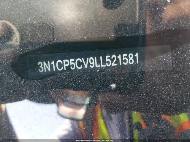 Aukcja sprzedaży 2020 Nissan Kicks Sv Xtronic Cvt, vin: 3N1CP5CV9LL521581, numer aukcji: 45891455