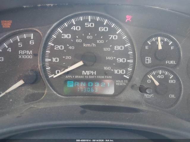 Продажа на аукционе авто 2002 Chevrolet Silverado 1500 Ls, vin: 2GCEC19V621375397, номер лота: 45891614