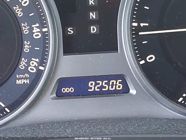 45891634 :رقم المزاد ، JTHBE262295022465 vin ، 2009 Lexus Is 350 مزاد بيع