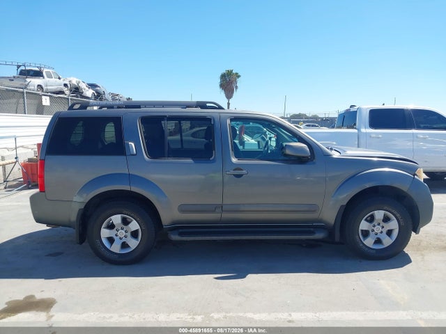 2005 Nissan Pathfinder Se მანქანა იყიდება აუქციონზე, vin: 5N1AR18W65C762999, აუქციონის ნომერი: 45891655
