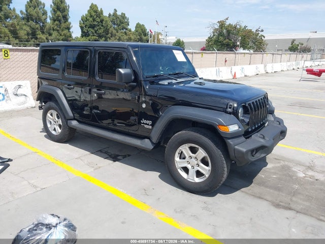 Aukcja sprzedaży 2020 Jeep Wrangler Unlimited Sport S 4x4, vin: 1C4HJXDN0LW265081, numer aukcji: 45891734