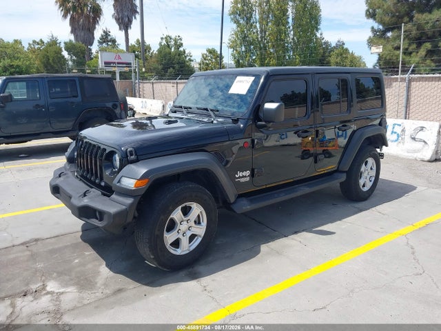 2020 Jeep Wrangler Unlimited Sport S 4x4 მანქანა იყიდება აუქციონზე, vin: 1C4HJXDN0LW265081, აუქციონის ნომერი: 45891734