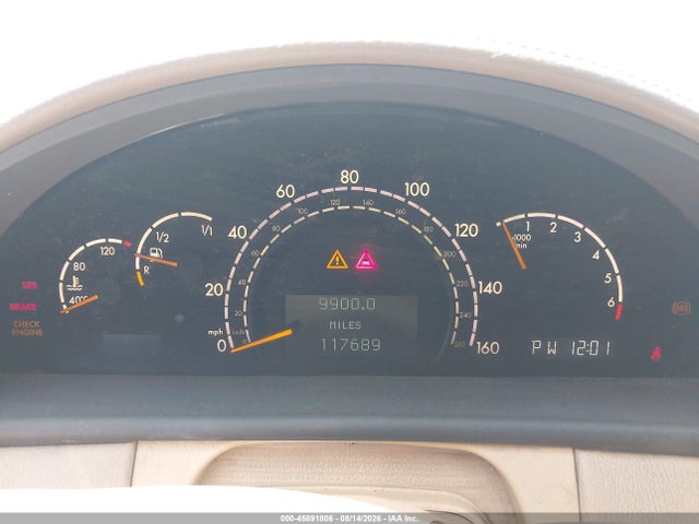 2000 Mercedes-benz Cl 500 მანქანა იყიდება აუქციონზე, vin: WDBPJ75J2YA001709, აუქციონის ნომერი: 45891806