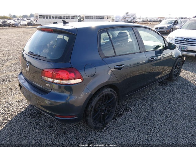 45891853 :رقم المزاد ، WVWDM7AJ6CW019465 vin ، 2012 Volkswagen Golf Tdi 4-door مزاد بيع