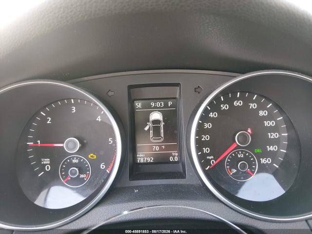 45891853 :رقم المزاد ، WVWDM7AJ6CW019465 vin ، 2012 Volkswagen Golf Tdi 4-door مزاد بيع
