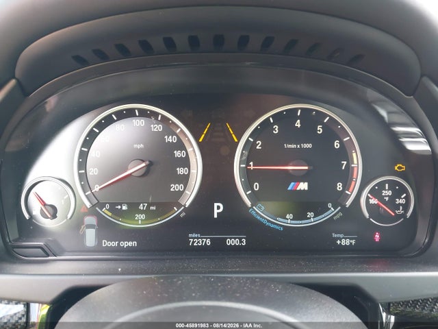 Aukcja sprzedaży 2017 Bmw X5 M, vin: 5YMKT6C36H0U39330, numer aukcji: 45891983