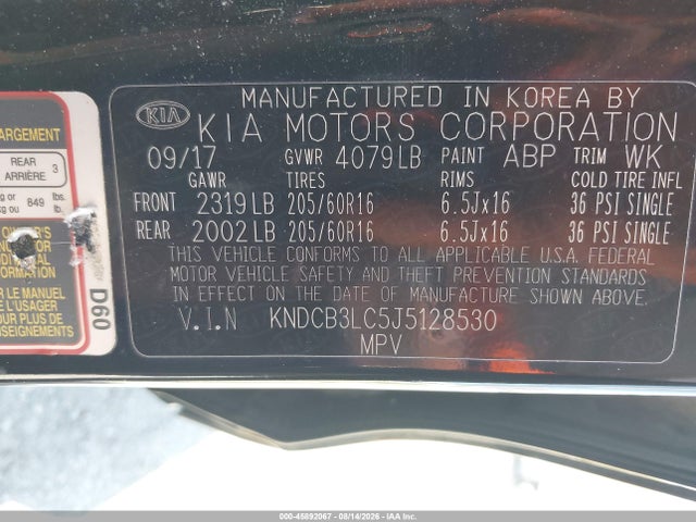 KIA NIRO FE 2018 KNDCB3LC5J5128530 Image 9