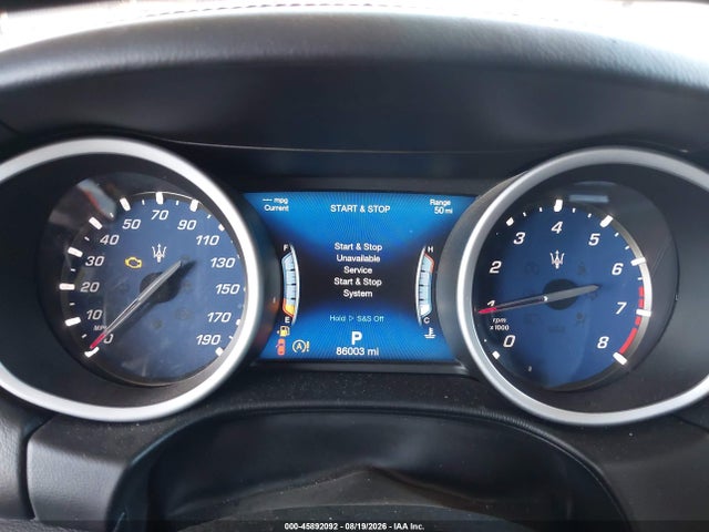 2018 Maserati Ghibli S მანქანა იყიდება აუქციონზე, vin: ZAM57YSA9J1271006, აუქციონის ნომერი: 45892092