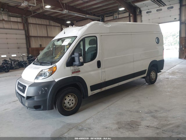 2020 Ram Promaster 2500 High Roof 159 Wb მანქანა იყიდება აუქციონზე, vin: 3C6TRVDG6LE110156, აუქციონის ნომერი: 45892339