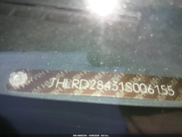 2001 Honda Cr-v Lx მანქანა იყიდება აუქციონზე, vin: JHLRD28431S006155, აუქციონის ნომერი: 45892345