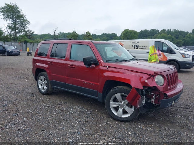 2012 Jeep Patriot Latitude მანქანა იყიდება აუქციონზე, vin: 1C4NJPFA4CD557096, აუქციონის ნომერი: 45892394