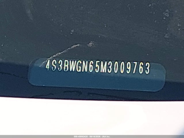45892428 :رقم المزاد ، 4S3BWGN65M3009763 vin ، 2021 Subaru Legacy Limited Xt مزاد بيع