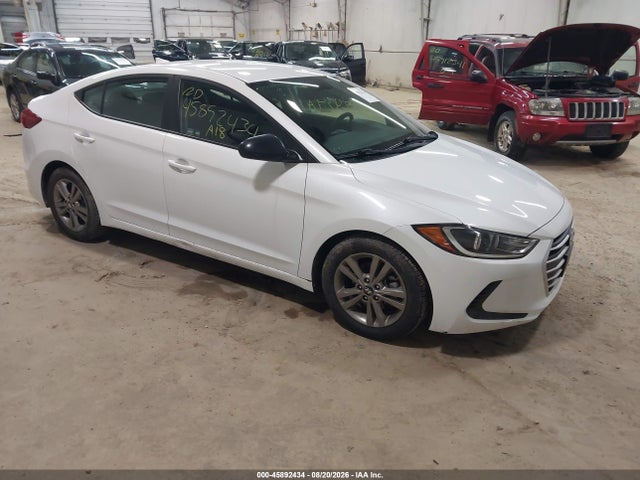 2018 Hyundai Elantra Sel მანქანა იყიდება აუქციონზე, vin: 5NPD84LF1JH356706, აუქციონის ნომერი: 45892434