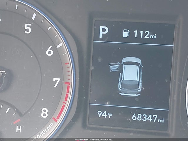 2021 Hyundai Kona Sel მანქანა იყიდება აუქციონზე, vin: KM8K22AA7MU662139, აუქციონის ნომერი: 45892447