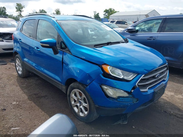 Продажа на аукционе авто 2018 Ford Ecosport Se, vin: MAJ3P1TE8JC205657, номер лота: 45892475