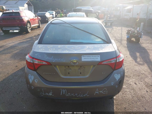 Продажа на аукционе авто 2016 Toyota Corolla Le, vin: 2T1BURHE9GC512809, номер лота: 45892491