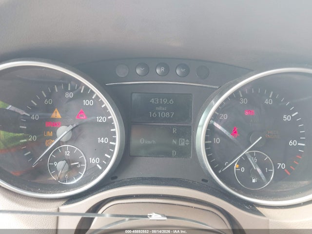 2006 Mercedes-benz Ml 350 4matic მანქანა იყიდება აუქციონზე, vin: 4JGBB86E66A106150, აუქციონის ნომერი: 45892552