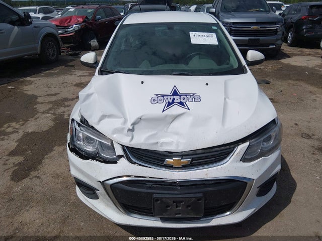 2017 Chevrolet Sonic Ls Auto მანქანა იყიდება აუქციონზე, vin: 1G1JB5SH6H4178345, აუქციონის ნომერი: 45892585