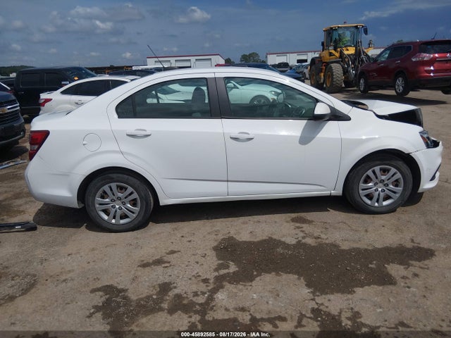 2017 Chevrolet Sonic Ls Auto მანქანა იყიდება აუქციონზე, vin: 1G1JB5SH6H4178345, აუქციონის ნომერი: 45892585