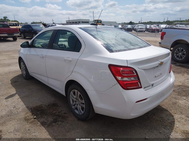 2017 Chevrolet Sonic Ls Auto მანქანა იყიდება აუქციონზე, vin: 1G1JB5SH6H4178345, აუქციონის ნომერი: 45892585