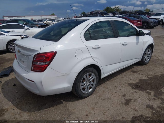 2017 Chevrolet Sonic Ls Auto მანქანა იყიდება აუქციონზე, vin: 1G1JB5SH6H4178345, აუქციონის ნომერი: 45892585