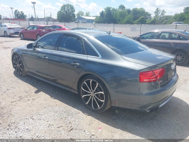 2014 Audi S8 4.0t მანქანა იყიდება აუქციონზე, vin: WAUD2AFD3EN010928, აუქციონის ნომერი: 45892629