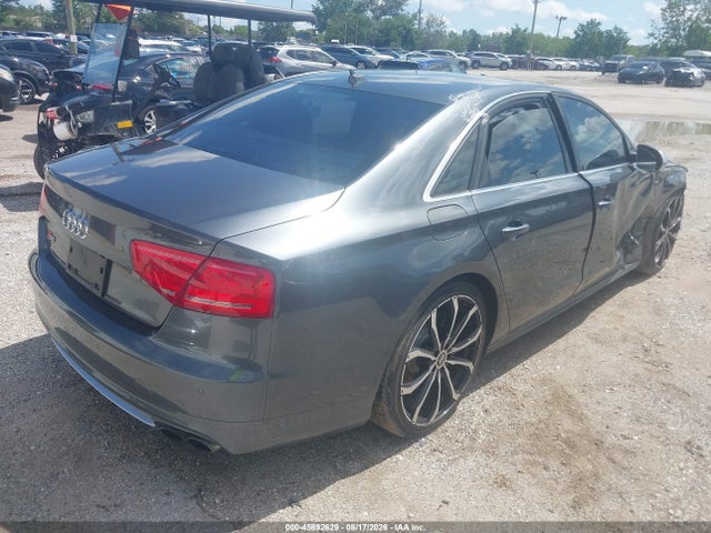2014 Audi S8 4.0t მანქანა იყიდება აუქციონზე, vin: WAUD2AFD3EN010928, აუქციონის ნომერი: 45892629
