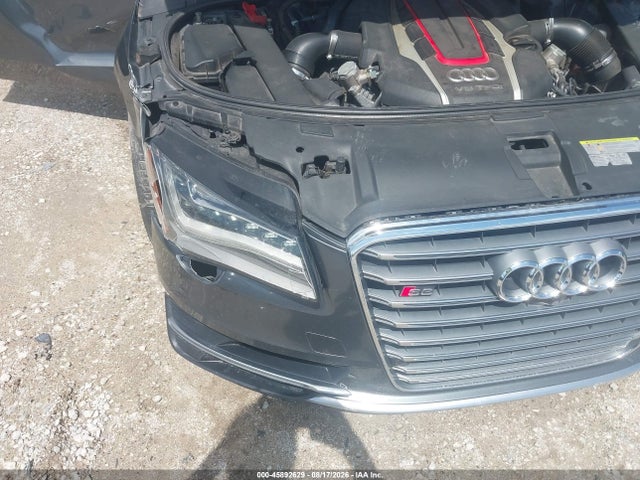 2014 Audi S8 4.0t მანქანა იყიდება აუქციონზე, vin: WAUD2AFD3EN010928, აუქციონის ნომერი: 45892629