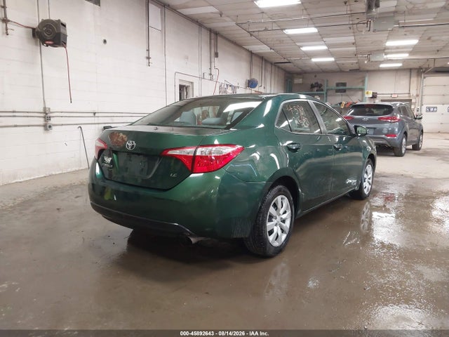 Aukcja sprzedaży 2016 Toyota Corolla Le, vin: 2T1BURHE6GC672744, numer aukcji: 45892643