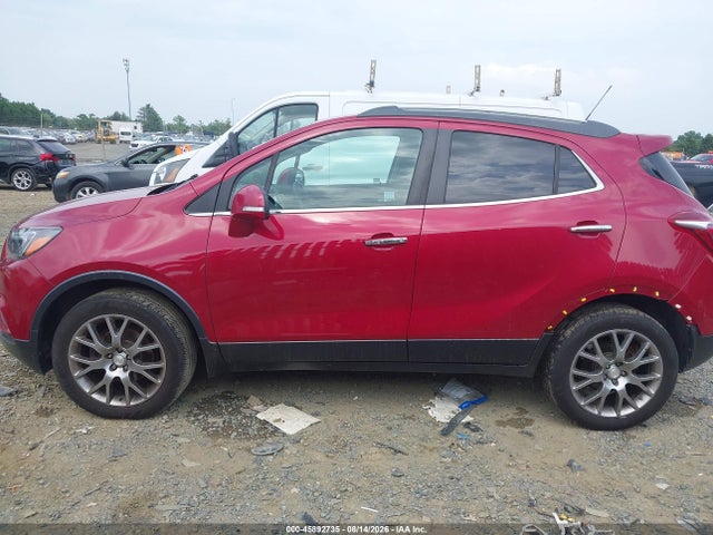 2017 Buick Encore Sport Touring მანქანა იყიდება აუქციონზე, vin: KL4CJ2SB9HB037112, აუქციონის ნომერი: 45892735