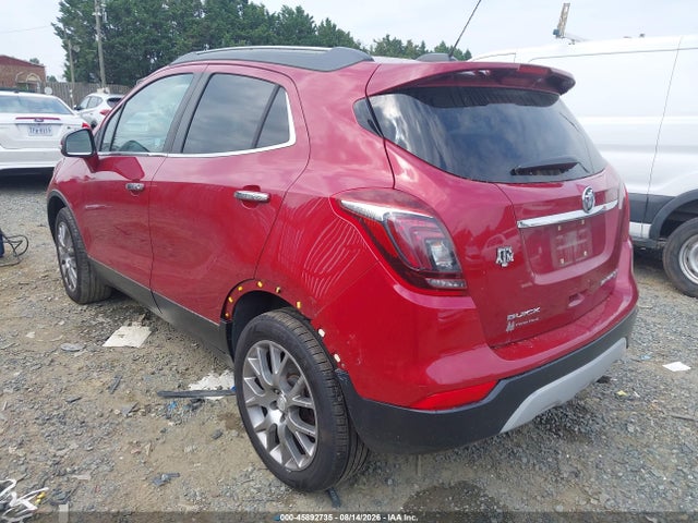 2017 Buick Encore Sport Touring მანქანა იყიდება აუქციონზე, vin: KL4CJ2SB9HB037112, აუქციონის ნომერი: 45892735