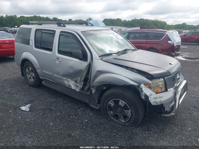 2007 Nissan Pathfinder Se მანქანა იყიდება აუქციონზე, vin: 5N1AR18W97C640964, აუქციონის ნომერი: 45892871