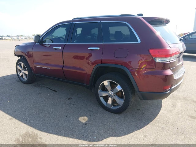 2016 Jeep Grand Cherokee Limited მანქანა იყიდება აუქციონზე, vin: 1C4RJFBG4GC338446, აუქციონის ნომერი: 45892893