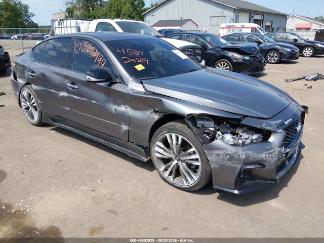 2023 Infiniti Q50 Sensory Awd მანქანა იყიდება აუქციონზე, vin: JN1EV7CR2PM541826, აუქციონის ნომერი: 45892929