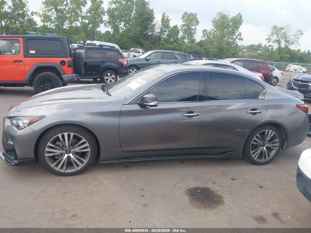 2023 Infiniti Q50 Sensory Awd მანქანა იყიდება აუქციონზე, vin: JN1EV7CR2PM541826, აუქციონის ნომერი: 45892929
