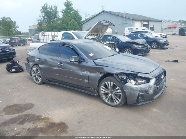 2023 Infiniti Q50 Sensory Awd მანქანა იყიდება აუქციონზე, vin: JN1EV7CR2PM541826, აუქციონის ნომერი: 45892929