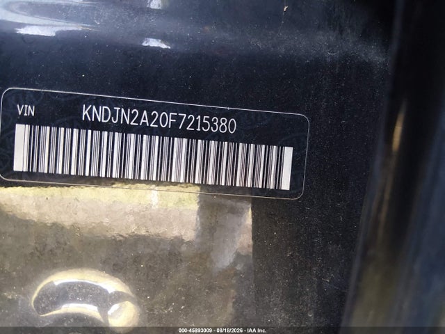2015 Kia Soul მანქანა იყიდება აუქციონზე, vin: KNDJN2A20F7215380, აუქციონის ნომერი: 45893009