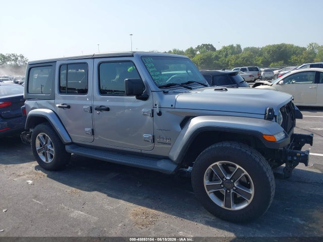2019 Jeep Wrangler Unlimited Sahara 4x4 მანქანა იყიდება აუქციონზე, vin: 1C4HJXEN6KW567245, აუქციონის ნომერი: 45893104