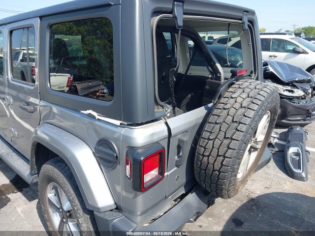 2019 Jeep Wrangler Unlimited Sahara 4x4 მანქანა იყიდება აუქციონზე, vin: 1C4HJXEN6KW567245, აუქციონის ნომერი: 45893104