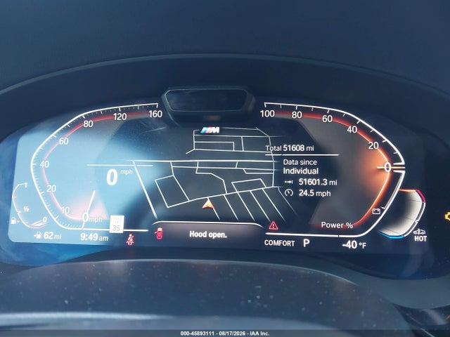 Aukcja sprzedaży 2023 Bmw 540 I, vin: WBA53BJ06PWY06758, numer aukcji: 45893111
