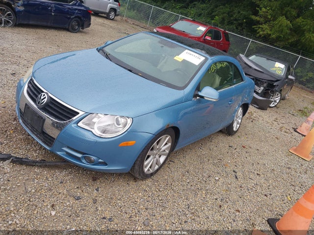 2008 Volkswagen Eos Komfort/turbo მანქანა იყიდება აუქციონზე, vin: WVWAA71F68V025996, აუქციონის ნომერი: 45893226