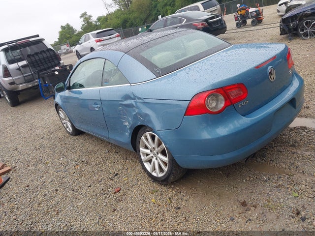 2008 Volkswagen Eos Komfort/turbo მანქანა იყიდება აუქციონზე, vin: WVWAA71F68V025996, აუქციონის ნომერი: 45893226
