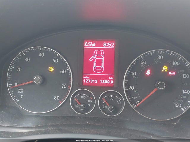 2008 Volkswagen Eos Komfort/turbo მანქანა იყიდება აუქციონზე, vin: WVWAA71F68V025996, აუქციონის ნომერი: 45893226