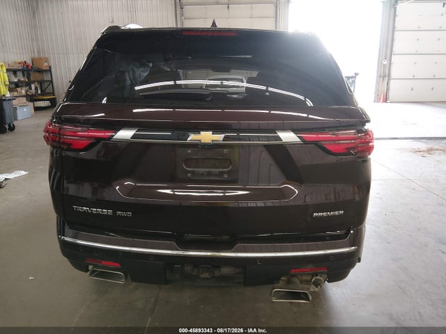 45893343 :رقم المزاد ، 1GNEVKKW5NJ127775 vin ، 2022 Chevrolet Traverse Awd Premier مزاد بيع