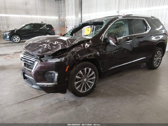 45893343 :رقم المزاد ، 1GNEVKKW5NJ127775 vin ، 2022 Chevrolet Traverse Awd Premier مزاد بيع
