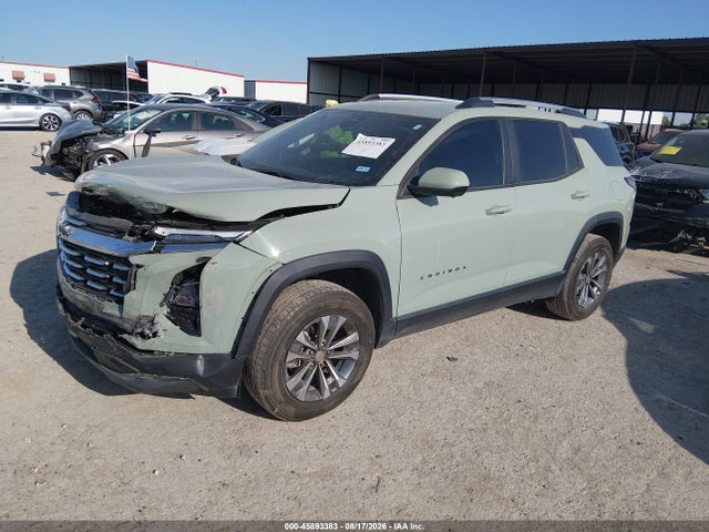 2025 Chevrolet Equinox Fwd Lt მანქანა იყიდება აუქციონზე, vin: 3GNAXHEG0SL163040, აუქციონის ნომერი: 45893383