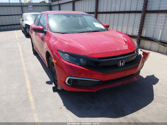 Auction sale of the 2019 Honda Civic Lx, vin: 2HGFC2F69KH527138, lot number: 45893399