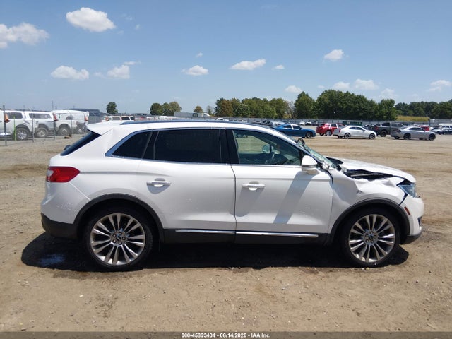 45893404 :رقم المزاد ، 2LMPJ8LR0GBL53660 vin ، 2016 Lincoln Mkx Reserve مزاد بيع