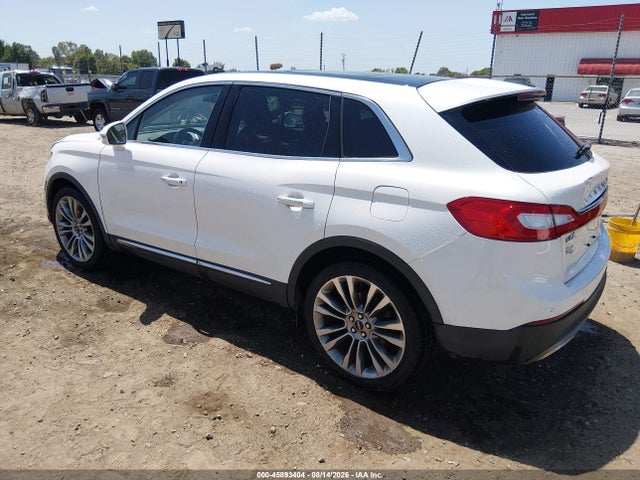 45893404 :رقم المزاد ، 2LMPJ8LR0GBL53660 vin ، 2016 Lincoln Mkx Reserve مزاد بيع