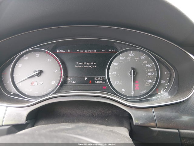 45893426 :رقم المزاد ، WAUWFAFC1HN073311 vin ، 2017 Audi S7 4.0t Premium Plus مزاد بيع